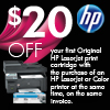 $20 off promotion from HP